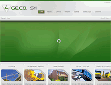 Tablet Screenshot of gecosrl.com